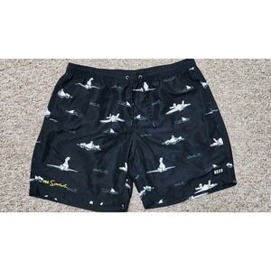 The Simpsons HOMER SIMPSON Swim Trunks Adult XL Black NEFF Shorts